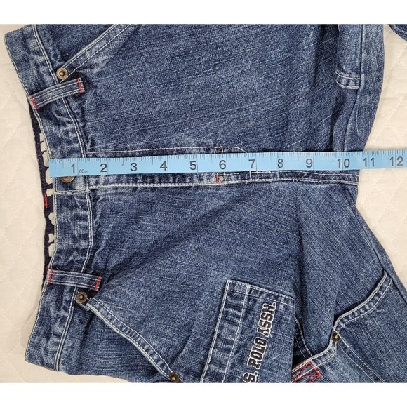 US Polo Assn Boy's Cargo Denim Jeans Stitch and Print Detail 8-Pocket Size 6 - Picture 13 of 16